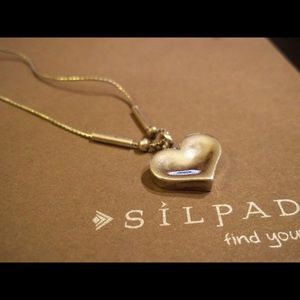 Silpada sterling silver RETIRED heart necklace